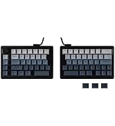 EPOMAKER Split70 Wireless Ergonomic Keyboard with QMK/VIA and Knob, Mechanical Gaming Keyboard wi...