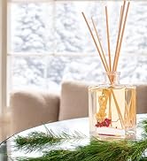 Urban Naturals Holiday Cheer Reed Diffuser Set – Cranberry, Cinnamon, Evergreen, Cedar & Smokey W...