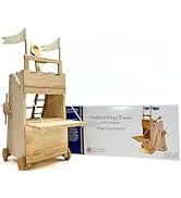 Pathfinders Medieval Siege Tower with Catapult Wooden Kit
