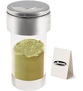 Newness Mesh Shaker or Salt Shaker, Stainless Steel Salt Dispenser, Clear Acrylic Seasoning Fine ...