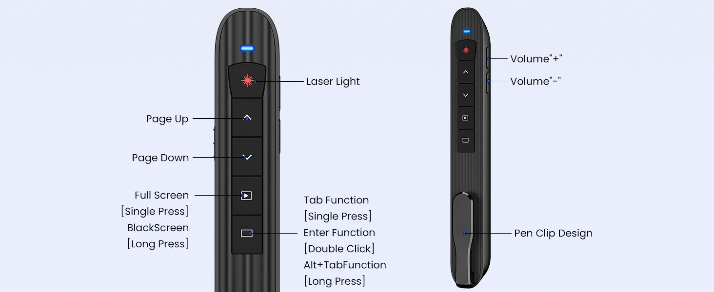 wireless presentation clicker