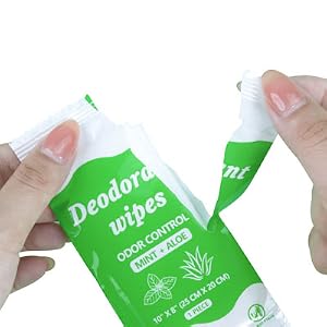 Travel Deodorant Body Shower Wipes
