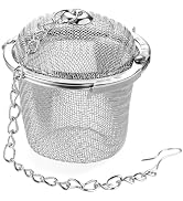DOPUDO Tea Strainers for Loose Tea, 3pcs Extra Fine Mesh Tea Infuser, 304 Stainless Steel, Loose ...