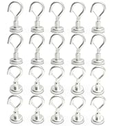 Ant Mag Magnetic Hooks Heavy Duty with Snap 22lbs Strong Magnet Hooks Great Hanging for Refrigera...