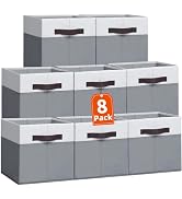 Criusia Storage Cubes for Cube Organizer - 11 inch Fabric Storage Bins for Organizing Clothes Toy...