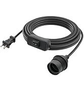 FIRMERST E27 Waterproof Pendant Light with Wire On/Off Switch- IP44 Rated for Outdoor Lighting 20...