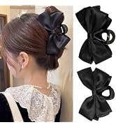 Hair Bows Claw Clip for Women Girls,Premium black Bow-knot Hair Clips for Women Thick Hair & Thin...