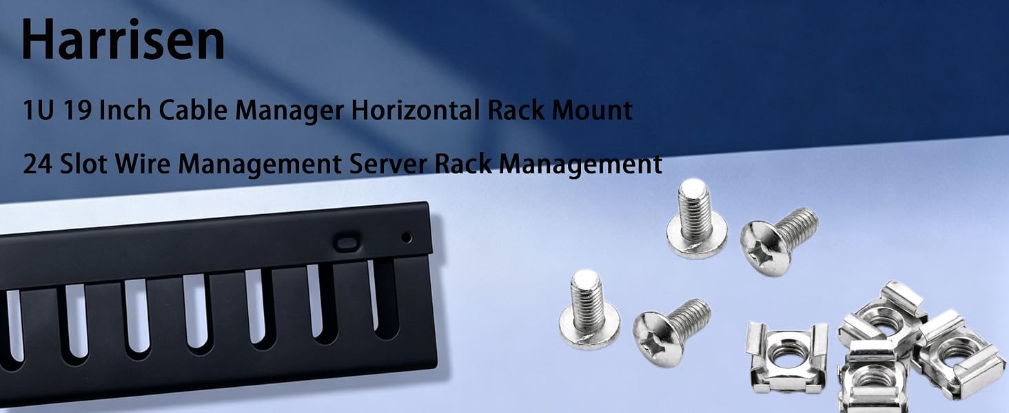 24 Slot Wire Management Server Rack Management