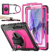 SEYMAC stock Case for Samsung Galaxy Tab S8 Plus/ S7 FE Case 12.4'' with Screen Protector Pencil ...