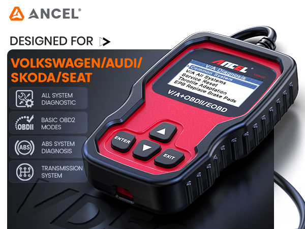 ANCEL VD500 scan tool for vw