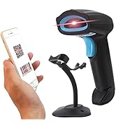 KILOGOGRAPGH Bluetooth QR Code Scanner - Book Scanner for Personal Library, QR Code Scanner for L...