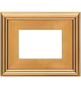 Creative Mark Plein Air Style Frame, Hand Leafed Gold, 5x7-2.75" Wide Moulding with 1/2" Rabbet D...