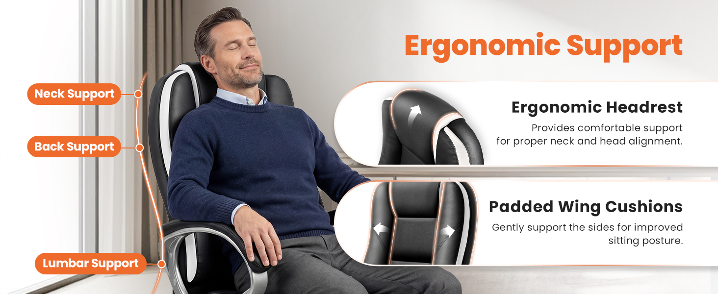 Office chair for work, computer desk, conference rooms