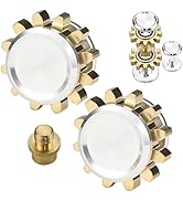 FREELOVE Gear Metal Fidget Spinner for Adults, Small Mini Tiny Pocket Toys, Copper Brass EDC, Sil...