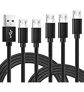 FWCLO Micro USB Cable Android Charger,Micro USB Charging Cable,Micro USB Fast Charging Cords for ...