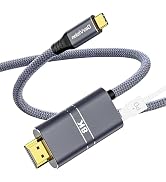 DavVision USB C to HDMI Cable Adapter with 240W PD Fast Charging Port,8K@60HZ,4K@120Hz,Thunderbol...