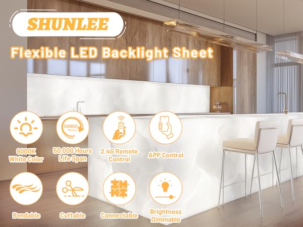 LED backlight sheet
