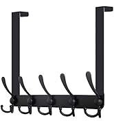 WEBI Over The Door Hook,Over The Door Towel Rack,Door Hooks for Hanging,Door Coat Hanger Over Doo...