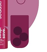 SodaStream CO2 Gas Refill Stock-Up Bundle, 1 x 60L Pink Quick Connect Cylinder with bubly drops 3...