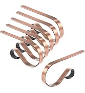 Doitory Christmas Stocking Holder Hanger,6 Pack Adjustable Stocking Holders for Mantle and Firepl...