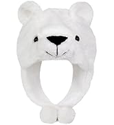 Lacheln Animal Plush Hats for Boys Girls Women Men Halloween Party Costume Winter Soft Warm Funny...