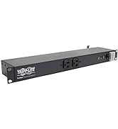 Tripp Lite 12 Outlet Isobar Rackmount PDU, 15A Surge Protected Power Strip, 15ft Cord, 5-15P, &...