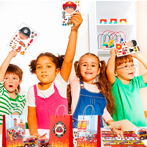 fire truck party favors