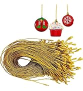 R’ND Toys Christmas Ornament Hooks – Christmas Tree Easy Snap Fastening Metallic Decorating Strin...