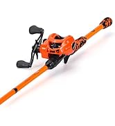 Sougayilang Baitcast & Spinning Reel and Fishing Rod Combo, IM7 Graphite 2Pc Blank Rods,EVA Handl...