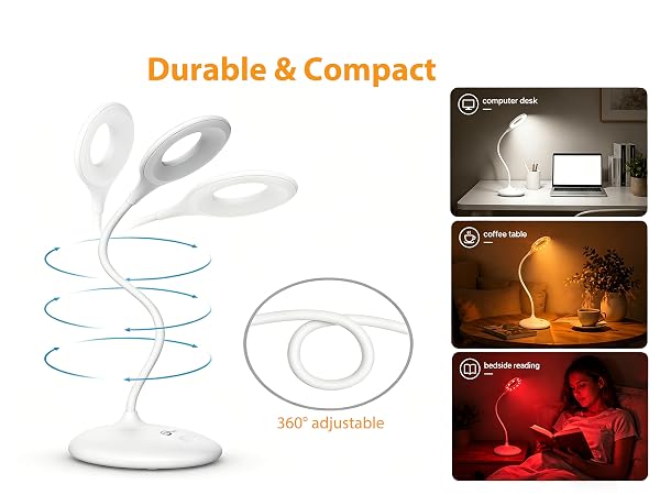 red light desk lamp a+7