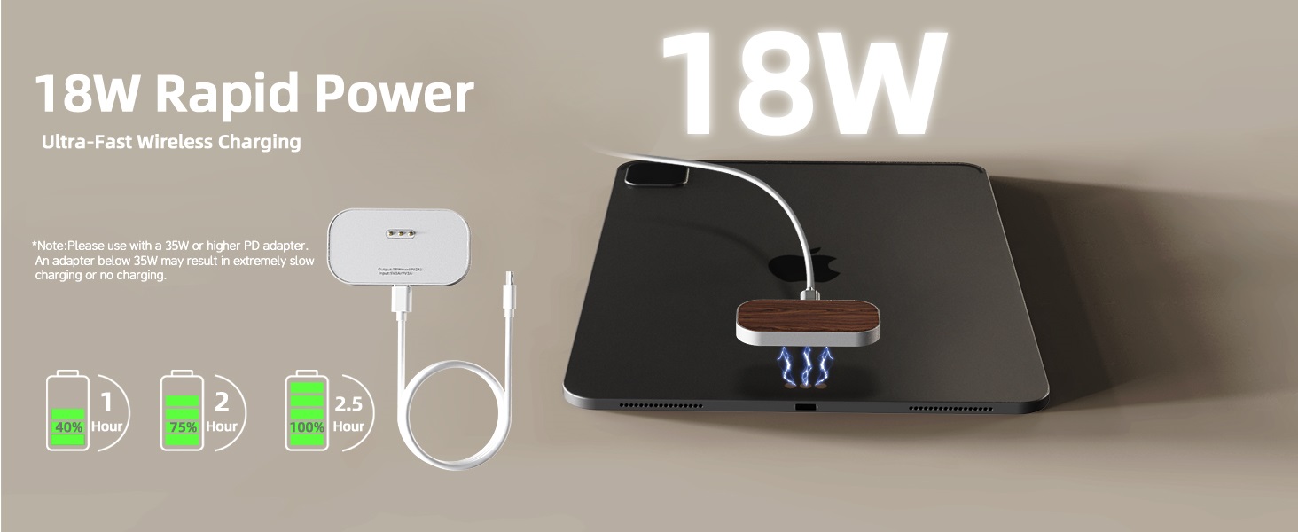 12.9 Magnetic Wireless Charger for iPad