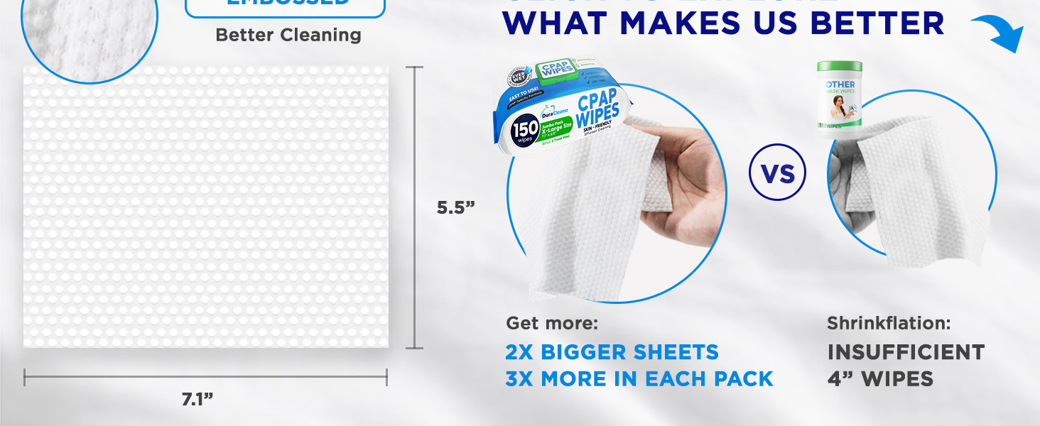 Duracleanse CPAP Wipes