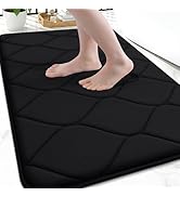 Smiry Memory Foam Bath Mat 30''x20'', Ultra Soft Non-Slip Bathroom Rug, Plush Water Absorbent Qui...