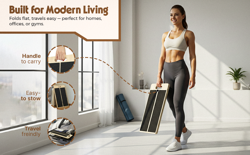 Fold Flat, travels easy, handle to carry
