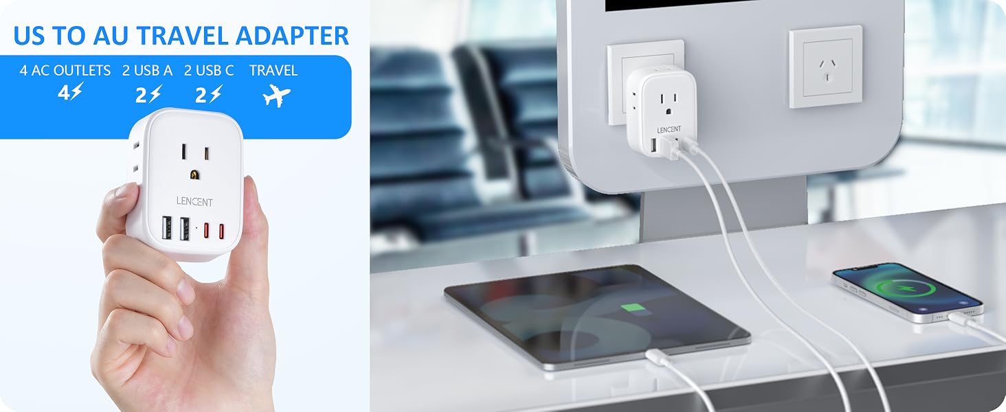 Australia travel adapter