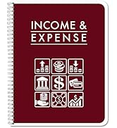 BookFactory Income and Expense Log Book /Tracker/Small Business Ledger Book/Accounting & Bookkeep...