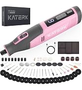 Katerk Cordless Rotary Tool, 4000mAh Battery, 6-Speed, 28000RPM, Rotary Tool Kit with 70 Accessor...