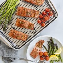 salmon baking