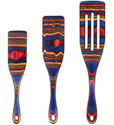 Spurtle Set, Wooden Utensils for Cooking, Kitchen Utensils Set, Pakkawood Kitchen Cooking Utensil...