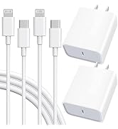 iPhone 14 13 12 Fast Charger 20W Rapid USB C Charger with 6FT Type C to Lightning Cable Fast Char...