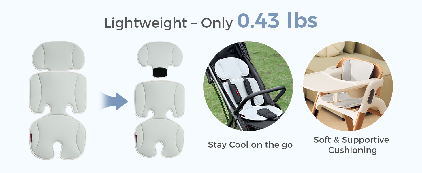 momcozy breathable stroller seat liner