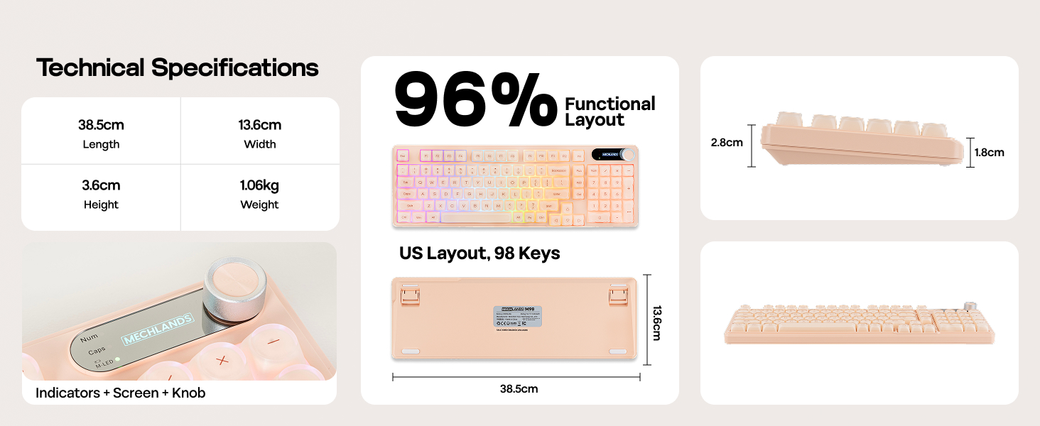 M98 Silent Keyboard