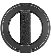 EWA MagOne Ultra Phone Grip Stand with Replaceable Elastic Finger Loop, Removable Magnetic Ring H...