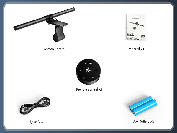 monitor light bar with remote