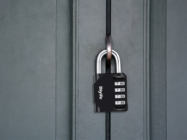 a lock on a door