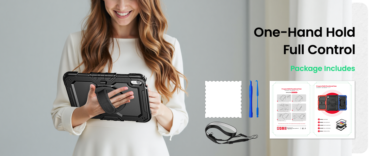 ipad A2696 case ipad A2757 case iPad A2777 case ipad a16 case with screen protector