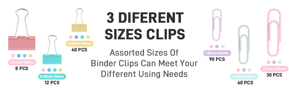 paper clips and binder clips