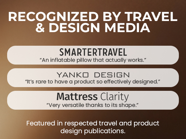 recognized by travel media recommendations