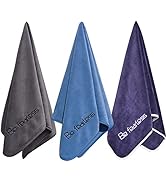 Wuwahold Microfiber Gym Towels for Exercise Fitness, Sports, Workout, 380-GSM 15-Inch x 31-Inch B...