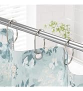 Bathway Shower Curtain Rings, Shower Curtain Hooks Nickel Shower Rings Rust Proof, Anti-Drop Show...